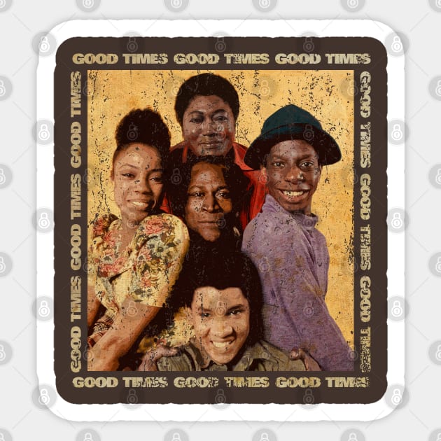 GOOD TIMES FAMILY SMILE VINTAGE Sticker by mobilmogok99